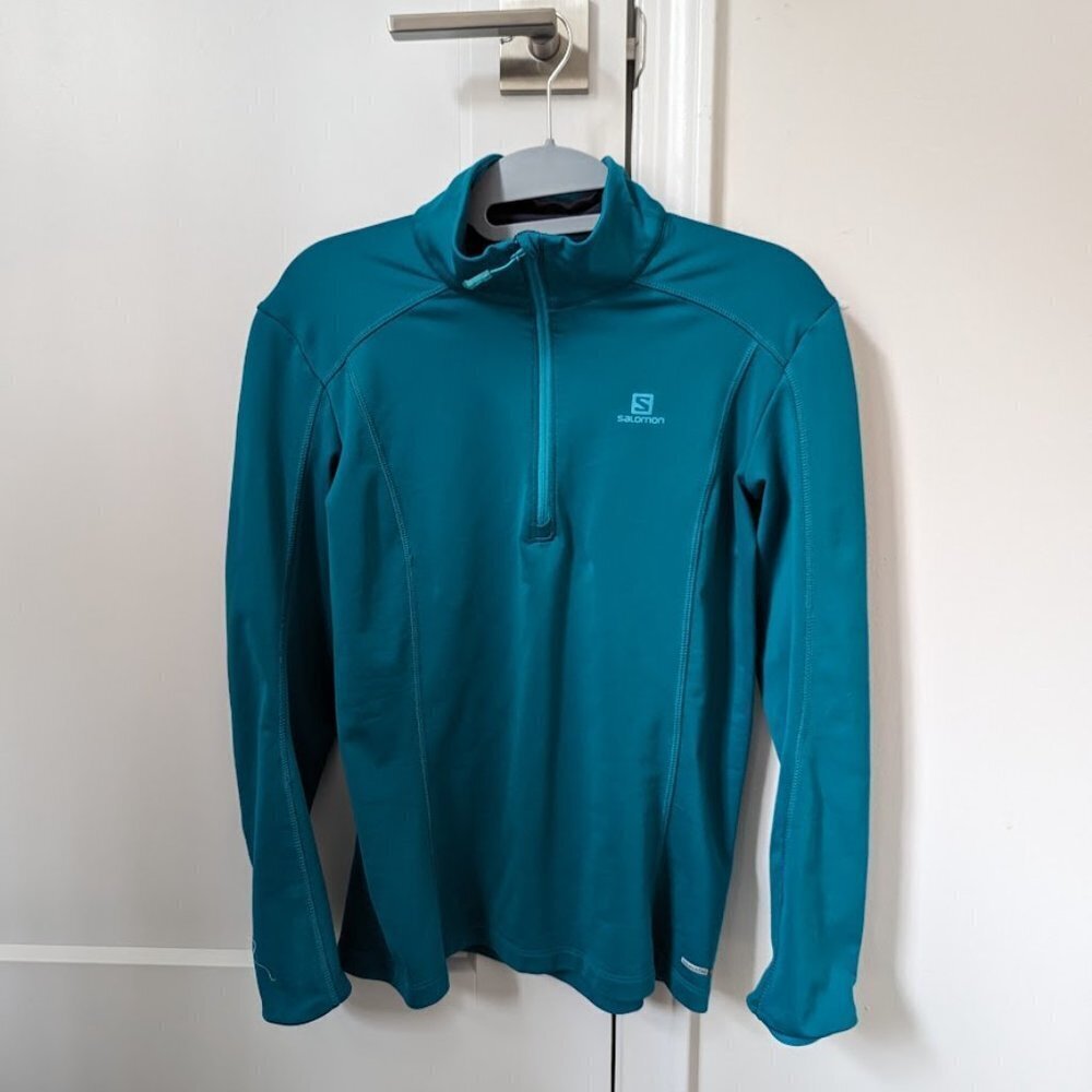 Salomon DISCOVERY HALF ZIP - Size S - Deep Lagoon - Picture 3 of 3